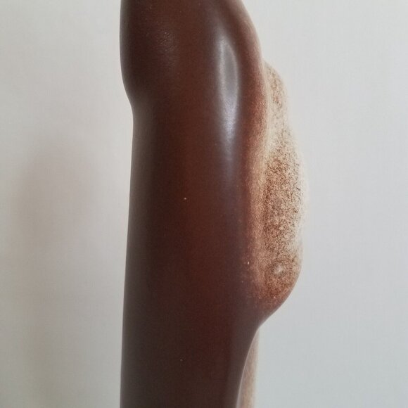 Howard Pierce 13.25" Madonna Mother and Child Porcelain Figurine Christmas Brown - Picture 9 of 16